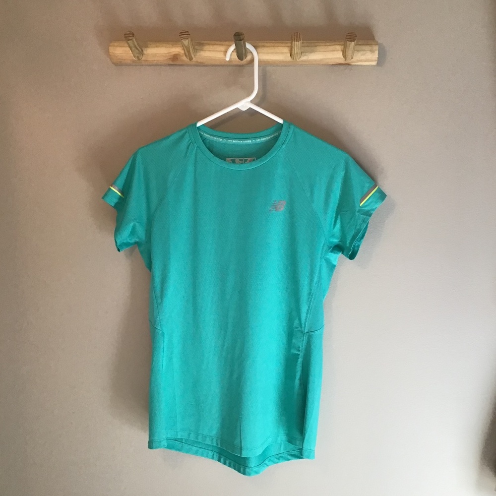 Women’s Teal New Balance Top